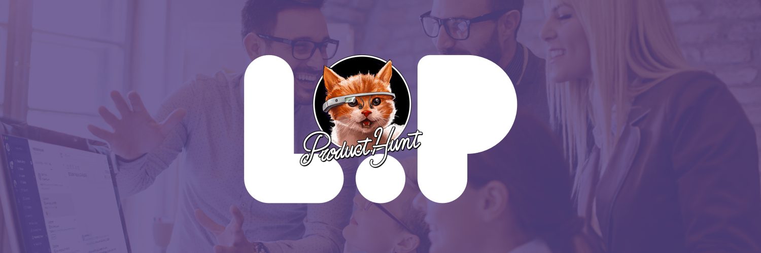 Product Hunt cat and Loop visuals.