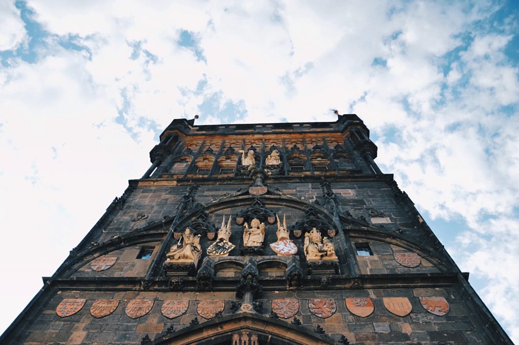 Entrance of the Charles Bridge.