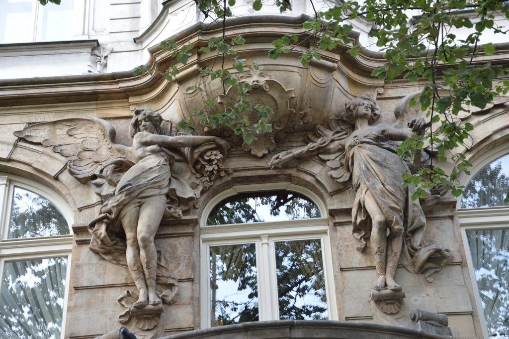 Building of Prague.