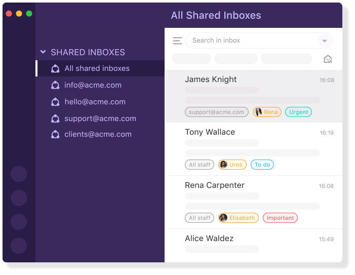 Filtering your shared inbox
